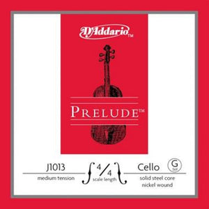 D'Addario Prelude Cello- Single G (Medium Tension) - Music Creators Online
