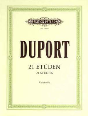 Duport- 21 Studies for Cello - Music Creators Online