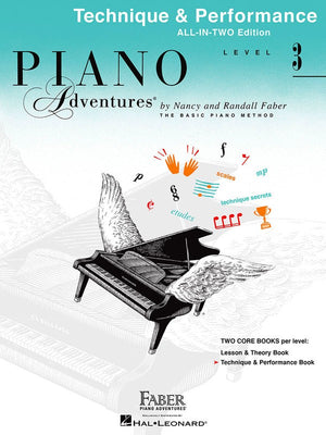 Piano Adventures All-In-Two Level 3 - Technique & Performance Book - Music Creators Online