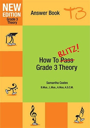 How To Blitz Grade 3 Theory Answer Book - Music Creators Online