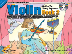 Progressive Violin Method for Young Beginners BK 2 w CD - Music Creators Online