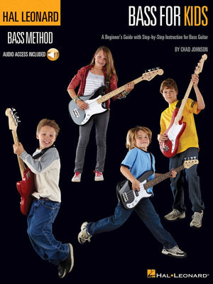 Hal Leonard Bass For Kids Book with CD - Music Creators Online