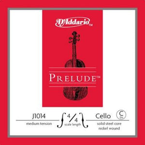 D'Addario Prelude Cello- Single C (Medium Tension) - Music Creators Online