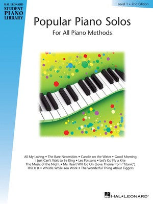 Hal Leonard Student Piano Library- Popular Piano Solos Lv 1 - Music Creators Online