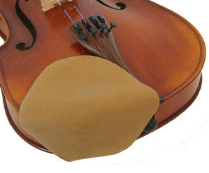 Chin Comforter- Strad Pad Beige Large Size Beige for Violin or Viola-  FACTORY SECOND - Music Creators Online