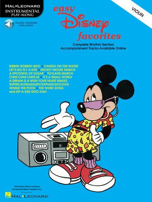 Easy Disney Favorites Violin Play-Along Pack - Music Creators Online