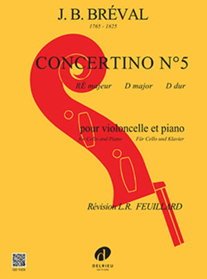 Breval Concertino No. 5 in D major for Cello and Piano - Music Creators Online