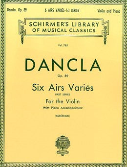 Dancla Op.89 Six Airs Varies for Violin (First Series) - Music Creators Online