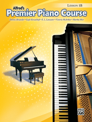 Alfred's Premier Piano Course, Lesson 1B w CD - Music Creators Online