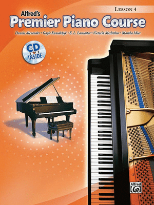 Alfred's Premier Piano Course, Lesson 4 w CD - Music Creators Online